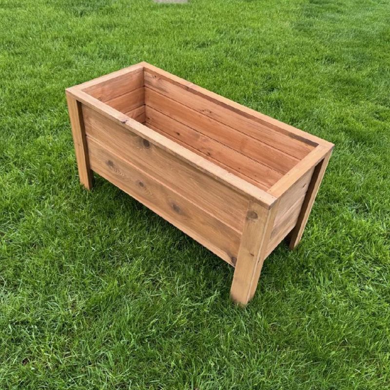 White Cedar Raised Garden Planter Box – 16" x 16" x 20"