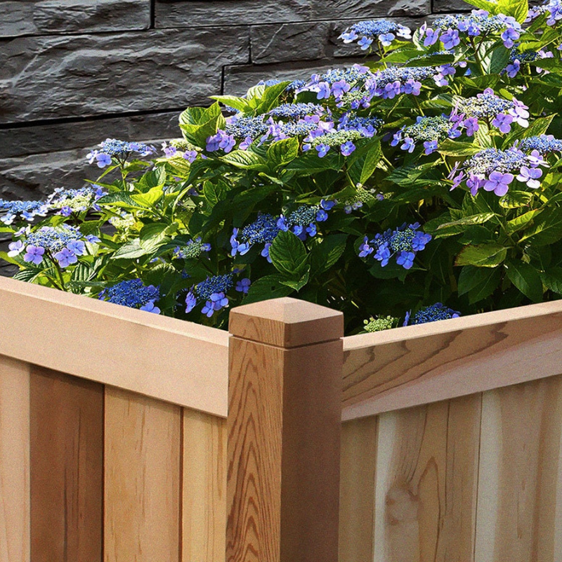 48 Inch Western Red Cedar Planter Box