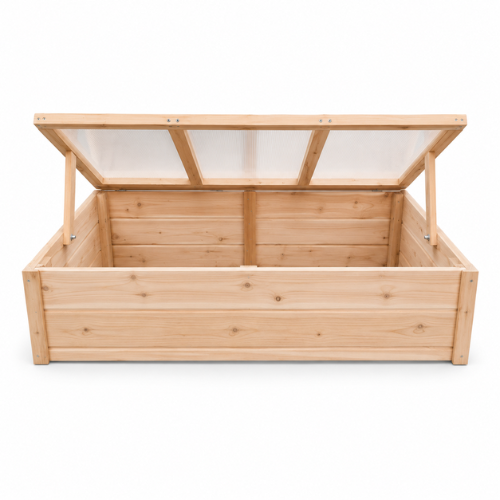 Cedar Cold Frame Garden Greenhouse – 48" x 24" x 14"